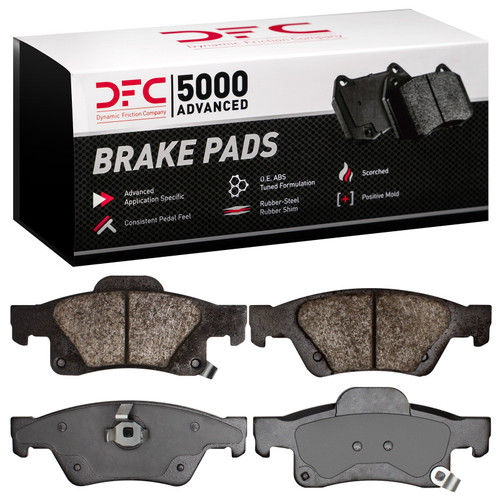 DFC 5000 Advanced Ceramic Rear Brake Pads, Dodge Durango 2011-2025