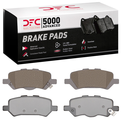 DFC 5000 Advanced Ceramic Rear Brake Pads, Toyota Venza 2009-2015