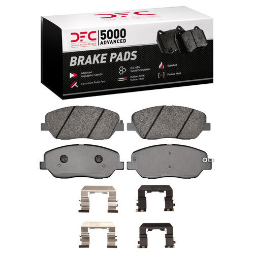 DFC 09-10 Kia Borrego Front 5000 Advanced Ceramic Brake Pads and Hardware Kit
