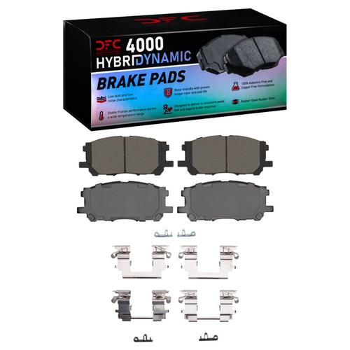 DFC 04-09 Lexus RX330 Front 4000 HybriDynamic Brake Pads and Hardware Kit