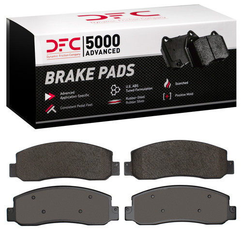 DFC 5000 Advanced Semi-Metallic Front Brake Pads, Ford F-350 Super Duty 2WD 2010-2012