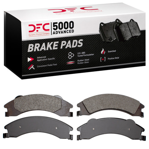 DFC 5000 Advanced Semi-Metallic Rear Brake Pads, Ford E-250 2008-2025