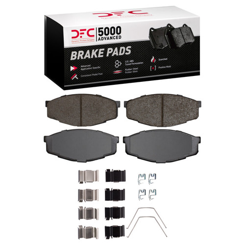 DFC 81-95 Toyota Cressida Front 5000 Advanced Ceramic Brake Pads and Hardware Kit