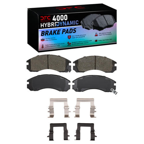 DFC 94-00 Mitsubishi Montero Front 4000 HybriDynamic Brake Pads and Hardware Kit