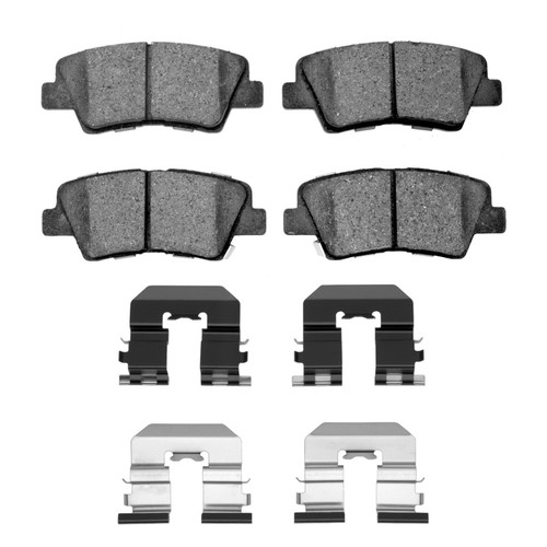 DFC 5000 Advanced Ceramic Rear Brake Pads and Hardware Kit, Hyundai Azera 2007-2013