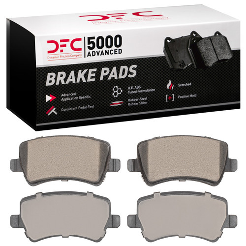 DFC 07-18 Volvo S80/XC60/V60/S60 Rear 5000 Advanced Ceramic Brake Pads