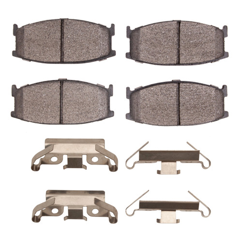 DFC 79-82 Mazda 626 Front 5000 Advanced Semi Metallic Brake Pads and Hardware Kit