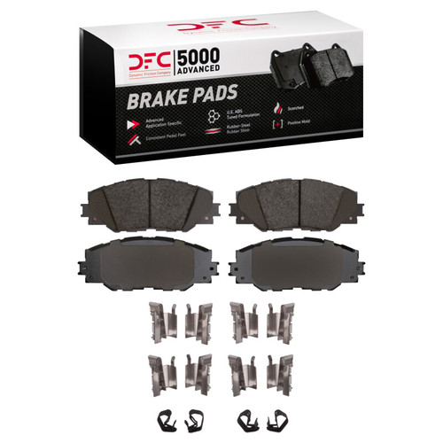 DFC 06-20 Pontiac Vibe Front 5000 Advanced Ceramic Brake Pads and Hardware Kit