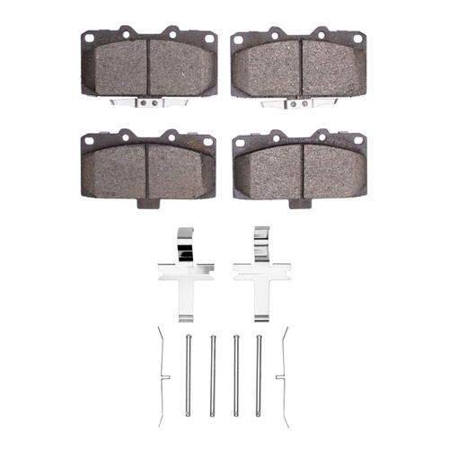 DFC 5000 Advanced Low-Metallic Front Brake Pads and Hardware Kit, Subaru Impreza 2006-2007