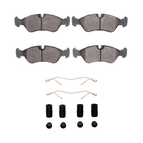 DFC 4000 HybriDynamic Front Brake Pads and Hardware Kit, Daewoo Lanos 1999-2002