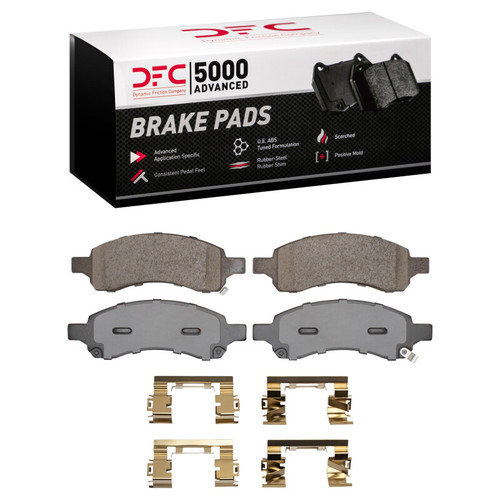 DFC 06-12 Buick Rainier Front 5000 Advanced Ceramic Brake Pads and Hardware Kit