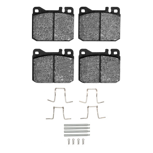 DFC 73-79 Mercedes-Benz 280SE Front 5000 Advanced Low Metallic Brake Pads and Hardware Kit