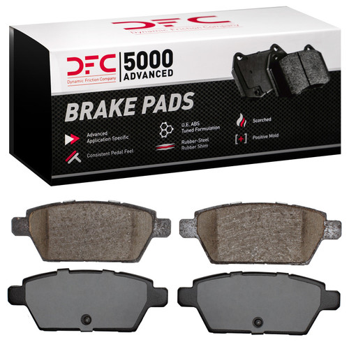 DFC 5000 Advanced Ceramic Rear Brake Pads, Ford Fusion 2006-2013