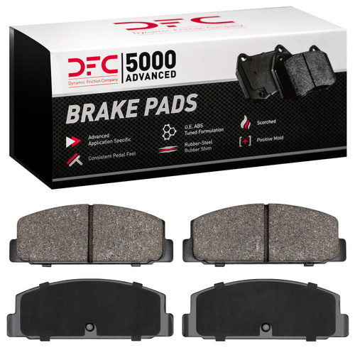 DFC 5000 Advanced Semi-Metallic Rear Brake Pads, Chrysler Conquest 1978-1989