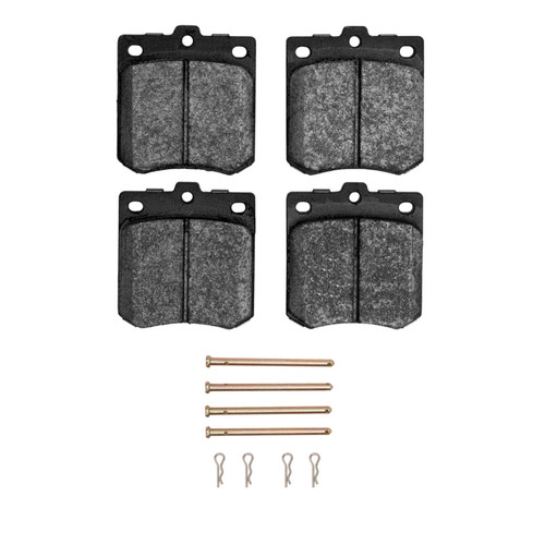 DFC 69-84 Buick Opel Front 5000 Advanced Semi Metallic Brake Pads and Hardware Kit