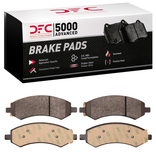 DFC 5000 Advanced Semi-Metallic Front Brake Pads, Chrysler Aspen 2005-2024