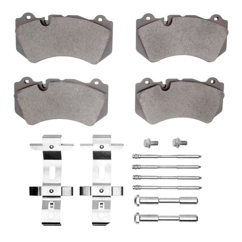 DFC 04-05 Ferrari 360 Front 5000 Advanced Low Metallic Brake Pads and Hardware Kit