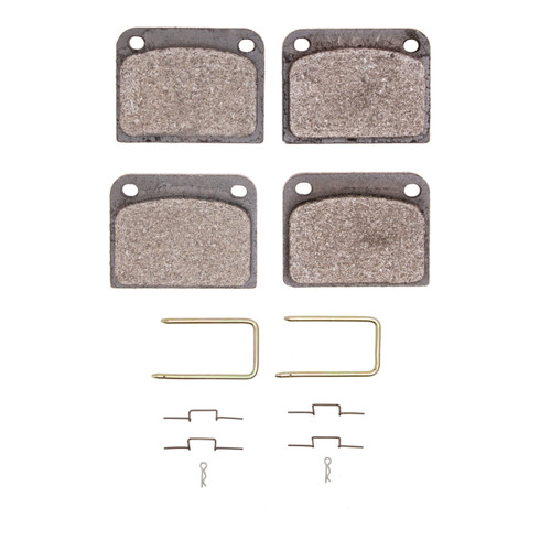 DFC 5000 Advanced Semi-Metallic Rear Brake Pads and Hardware Kit, Saab 99 1974-1974