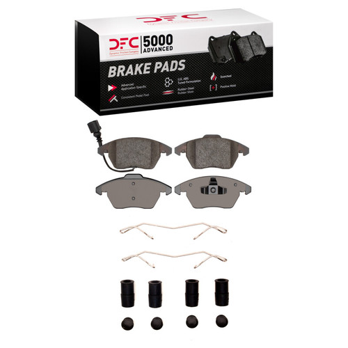 DFC 05-18 Audi A3 Front 5000 Advanced Ceramic Brake Pads and Hardware Kit