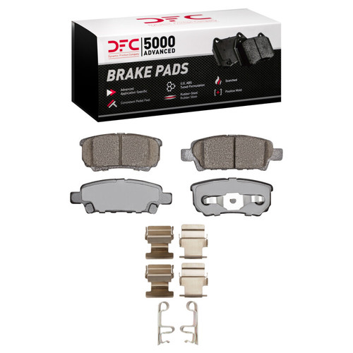 DFC 04-17 Chrysler 200 Rear 5000 Advanced Ceramic Brake Pads and Hardware Kit