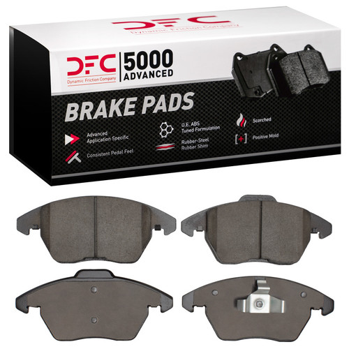 DFC 5000 Advanced Ceramic Front Brake Pads, Volkswagen Jetta Sedan 2005-2019
