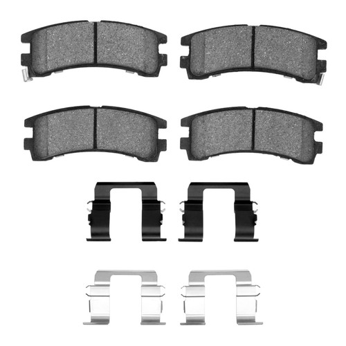 DFC 4000 HybriDynamic Rear Brake Pads and Hardware Kit, Nissan Pathfinder 1988-1995