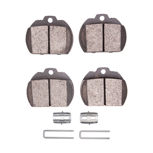 DFC 5000 Advanced Semi-Metallic Front Brake Pads and Hardware Kit, Volkswagen Karmann Ghia 1973-1974