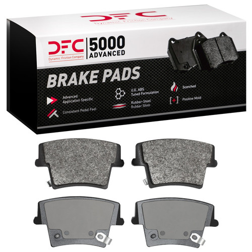 DFC 5000 Advanced Semi-Metallic Rear Brake Pads, Dodge Magnum 2006-2014