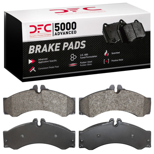 DFC 5000 Advanced Semi-Metallic Front/Rear Brake Pads, Dodge Sprinter 2500 / 2002-2006