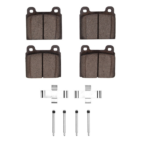 DFC 72-72 Volkswagen Type 2 Front 5000 Advanced Low Metallic Brake Pads and Hardware Kit