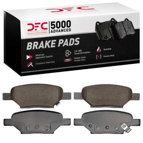 DFC 5000 Advanced Ceramic Rear Brake Pads, Chevrolet HHR 2004-2012