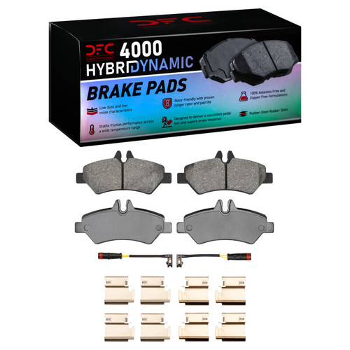 DFC 06-18 Dodge Sprinter 2500 Rear 4000 HybriDynamic Brake Pads and Hardware Kit