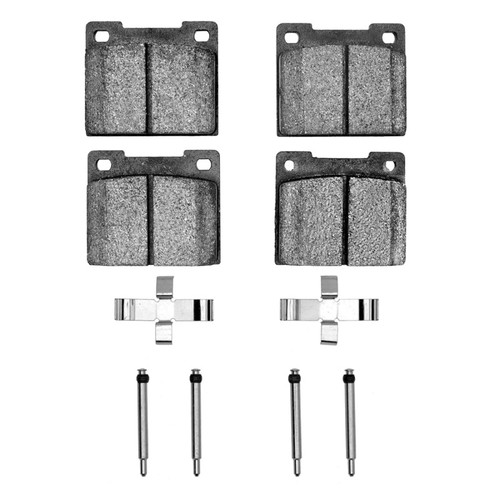 DFC 68-71 Volvo 164 Rear 5000 Advanced Semi Metallic Brake Pads and Hardware Kit