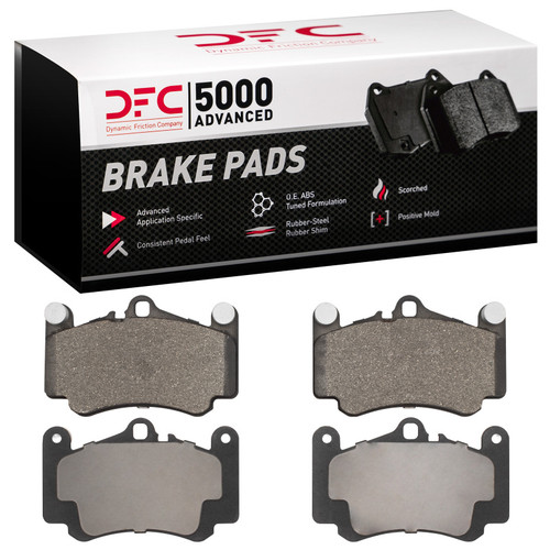 DFC 5000 Advanced Low-Metallic Front Brake Pads, Porsche 911 1999-2012