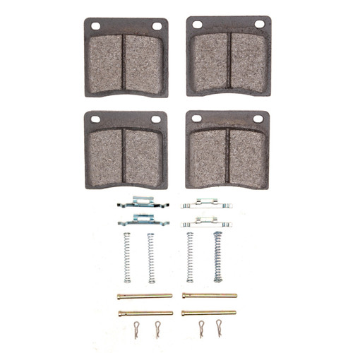 DFC 70-82 Honda Civic Front 5000 Advanced Semi Metallic Brake Pads and Hardware Kit