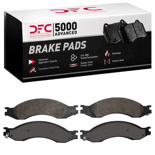 DFC 5000 Advanced Semi-Metallic Front/Rear Brake Pads, Chevrolet C5500 Kodiak / 2003-2010