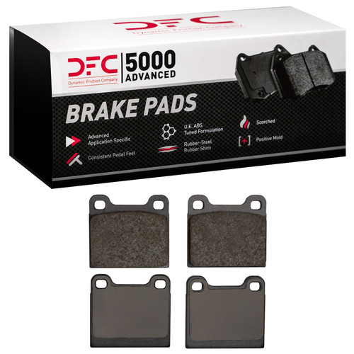 DFC 5000 Advanced Low-Metallic Front/Rear Brake Pads, Alfa Romeo Alfeta 1961-2004