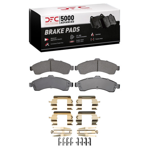 DFC 02-05 Buick Rainier Front 5000 Advanced Ceramic Brake Pads and Hardware Kit