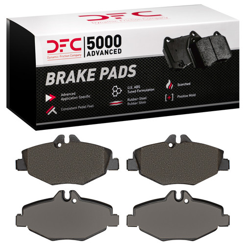 DFC 5000 Advanced Low-Metallic Front Brake Pads, Mercedes-Benz E320 2003-2009