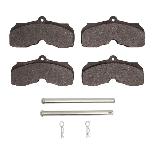 DFC 67-68 Oldsmobile 98 Front 5000 Advanced Semi Metallic Brake Pads and Hardware Kit