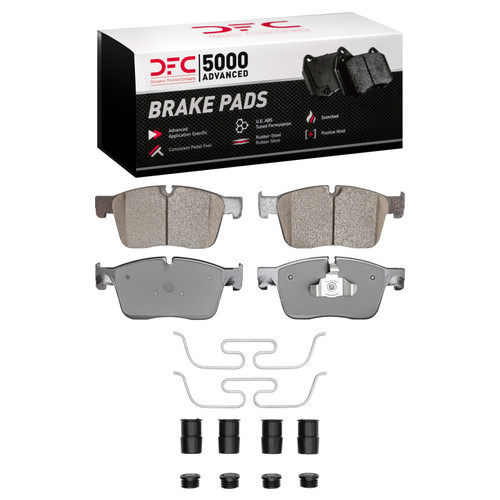 DFC 16-25 Jaguar F-Pace Front 5000 Advanced Ceramic Brake Pads and Hardware Kit