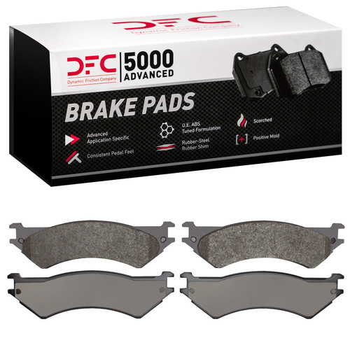 DFC 5000 Advanced Semi-Metallic Rear Brake Pads, Ford E-350 Super Duty 1999-2007