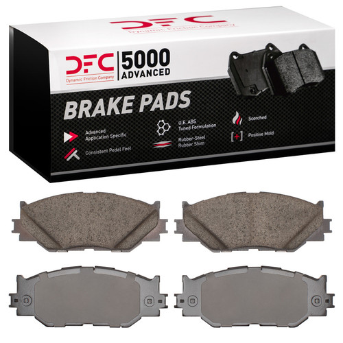 DFC 5000 Advanced Low-Metallic Front Brake Pads, Lexus IS250 2006-2015