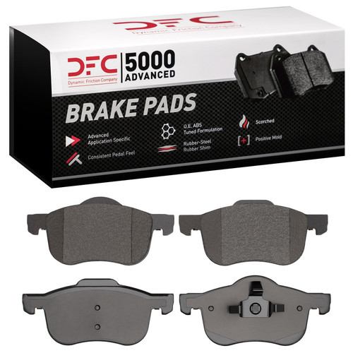 DFC 5000 Advanced Low-Metallic Front Brake Pads, Volvo XC70/V70 1999-2009