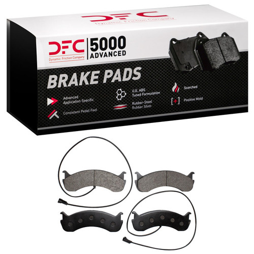 DFC 5000 Advanced Semi-Metallic Front Brake Pads and Hardware Kit, Coachmen Mirada 2020-2025