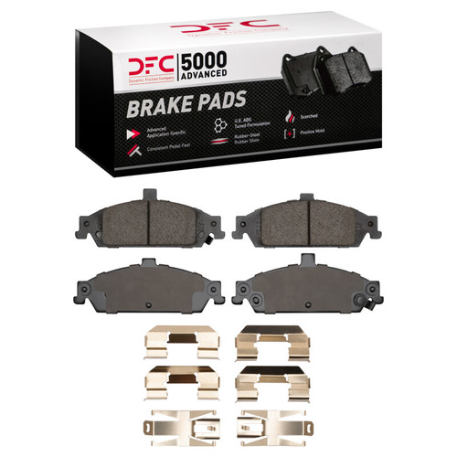 DFC 97-05 Chevrolet Malibu Front 5000 Advanced Ceramic Brake Pads and Hardware Kit