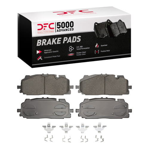 DFC 5000 Advanced Ceramic Front Brake Pads and Hardware Kit, Audi Q8 2017-2025