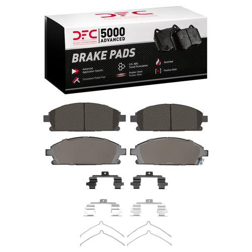 DFC 02-17 Acura MDX Front 5000 Advanced Ceramic Brake Pads and Hardware Kit