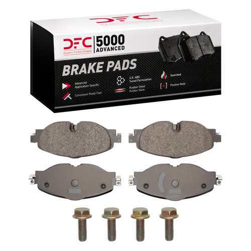 DFC 15-25 Audi TT Quattro Front 5000 Advanced Ceramic Brake Pads and Hardware Kit