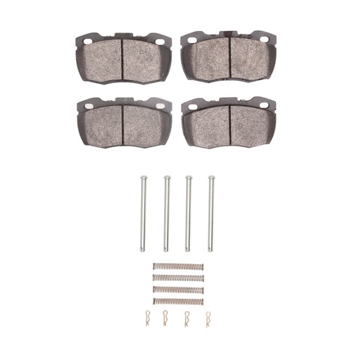 DFC 5000 Advanced Low-Metallic Front Brake Pads and Hardware Kit, Land Rover Defender 90 1994-1997